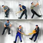 10418 Preiser Track Construction Workers Ho Oo Scale Nip