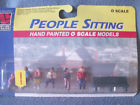 1136 Life Like Scale People Sitting Bench Nip Trains 077071011365