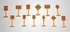 12-a Plasticville Set Of 12