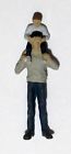 1254 Arttista Dad With Boy On Shoulders Pewter Scale People Figures
