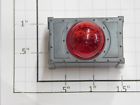 12772-305x Lionel Gray Bridge Light Housing With Red Lens