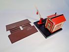 X8128 1420 Marx Crossing Shanty And Man Plus Grade Gauge