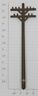 150-1brown 150-1 Lionel Brown Plastic Telephone Pole