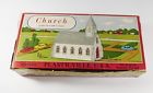 1600-100 Plasticville Vintage Scale Church In Box