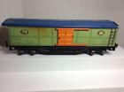1719 Lionel Prewar Ives Transition Green Box Car Teal Blue Roof