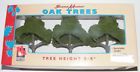 1982 Life Like Scene Master Gauge Oak Trees Tall New