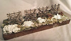 Hl205o 205o Hunterline Snow Fence Scale Model Railroad Structure Unpainted Wood Kit