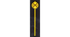 2061 Tichy Train Group Crossing Warning Sign Pieces