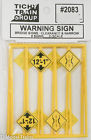 2083 Tichy Train Group Warning Sign Bridge Clearance Narrow