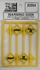 2084 Tichy Train Group Warning Sign Firehouse Vehicles May Drag