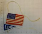 2320-5 Lionel American Flag With Penant Set For Flagpole