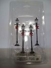 24745 Lemax Set Of Ho Scale Street Lamp Posts Led Battery