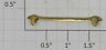 257t-2b 257t-2 Lionel Brass Formed Long Tender Handrail Fits