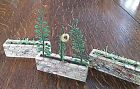 2583 Britains Vintage Floral Miniature Garden Stone Walls Flowers Plants Model