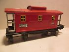 2657 Lionel Vintage Prewar Gauge Tin Metal Red Caboose Nichol Trim