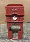 2950 Bachmann Vintage Plasticville Town Hall Front Tower Tuscan Color