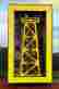 30-9025 Mth Rk 395 Yellow Floodlight Tower All Steel Construction Nib