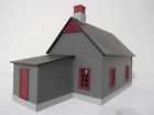 30-90250 Mth Work House Maroon Dark Gray Lighted Boxed Excellent