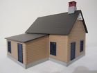 30-90251 Mth Work House Brown Blue Lighted Boxed Excellent Ln