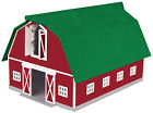 30-90407 Mth Red Barn With Green Roof In Original 658081303888