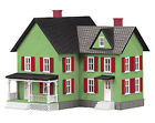 30-90511 Mth Light Green Red Farm House 0658081380872