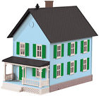 30-90515 Mth Trains Light Blue Green Row House 0658081380919