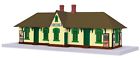 30-90516 Mth Gauge Railking Country Passenger Station Northside 658081380926