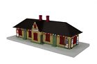 30-90586 Mth Country Passenger Station With Operating Christmas Led Lights Oga