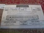 31-82 Walthers Decal Ho Cp Canadian Pacific Non Streamlined Passenger Car