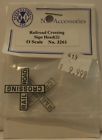 3261 Nj International Railroad Crossing Sign Head Scale