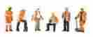 0228990 33156 Bachmann Set Of 6 Maintenance Workers 022899331560