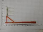 3424-76x Lionel Short Orange Tell Tale Pole Assembly