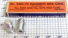 3462-70bx Lionel Set Of Magentic Milk Cans In Separate Sale Box
