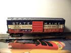 3495275 Lionel State Of Maine Red Door Box Car Gauge Fast