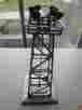 395postwar Lionel Trains Illuminated Floodlight Tower Operational