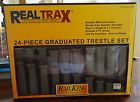 40-1033 Mth Real Trax 24 Piece Graduated Trestle System Brand New In Box