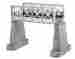 40-1102 Mth O Scale Girder Bridge In Silver 658081304489