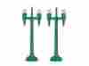 Bac42612 42612 Bachmann O Operating Twin Lampposts 2 Bac 022899426129