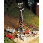45603 Bachmann Plasticville O Windmill Kit With Farm Machinery