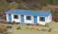 45616 Bachmann Plasticville Motel Blue White O Gauge Building Kit