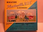 4601 Plasticville Vintage Usa Ho Scale Miniature Community Set