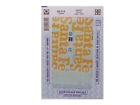 2-sheets 48-314 Microscale Santa Fe Atsf Diesels Train Decals 710208403144
