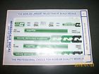 48-64 Microscale Decals Bn Intermodal Service Trailer Atlas Mth Bowser