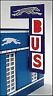5881 Miller Engineering Greyhound Bus Station Animated Vertical Sign