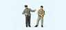 590-65372 Preiser Scale Figures Railroad Engineer Fireman In Cab 4041032653723