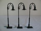 6-12742 Lionel Ornate Goose Neck Street Light Lamp Post Lot Of