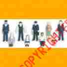 6-21368 K-line Passenger Car Figures Nib O O-27 On30 Scale 023922213686