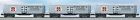 6-21857 -line Dairy Std Pack Milk American General Western Three Trains Car