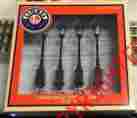 6-24156 Lionel 4 Pack Lionelville Street Lamps Lighted Lamp Post O Gauge 023922241566