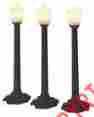6-37174 Lionel O Classic Street Lamps 3pk 023922371744